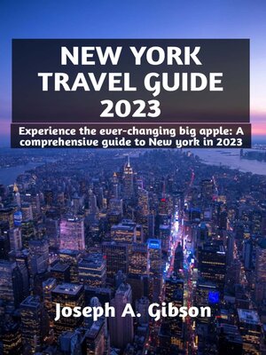 cover image of New York travel guide 2023